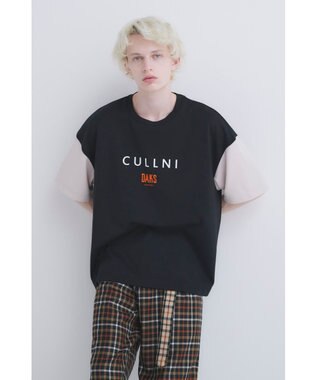 DAKS CULLNI for DAKS ロゴ半袖Tシャツ BAブラック