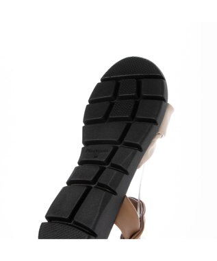 ing <ing>「もちっと新感覚」ソフトストレッチサンダル ベージュコンビ