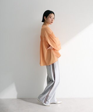 Green Parks シャーリングスキッパーシャツ Orange