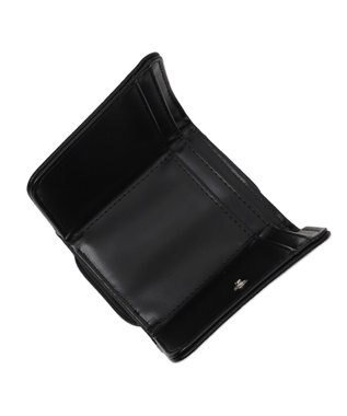 WEGO シンプルフラップミニウォレット ブラック