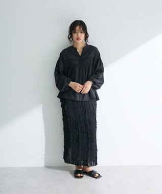 Green Parks シャーリングスキッパーシャツ Orange