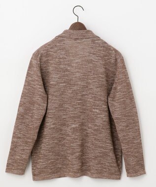 JOSEPH ABBOUD 【サスティナブル】スラブギマ カーディガン ブラウン系