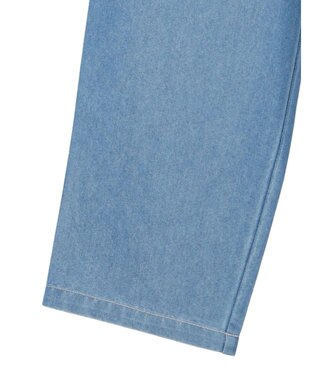 Green Parks インド綿 デニムストレートパンツ Light Indigo