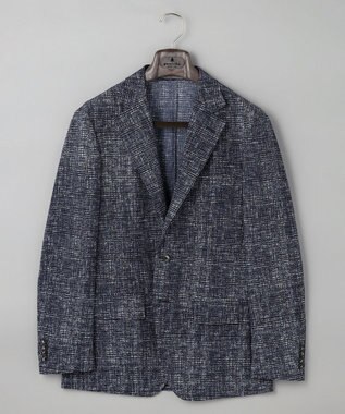 GOTAIRIKU 【吸汗速乾/シワになりにくい/ストレッチ/通気性】クールマックスサッカー シャツジャケット ダルブルー系4