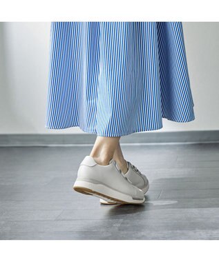 ASICS WALKING ペダラ ライドウォーク 2 レディース 2E オフホワイト×オフホワイト(起毛)