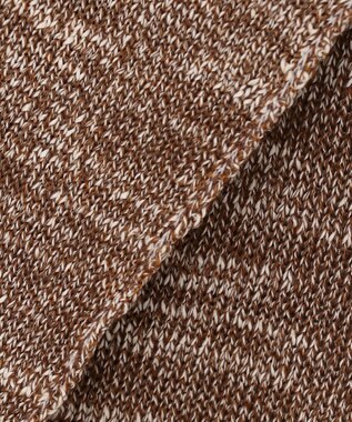 JOSEPH ABBOUD 【サスティナブル】スラブギマ カーディガン ブラウン系