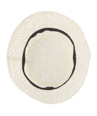 MOONBAT PAUL & JOE(ポール＆ジョー) レースシアーバケットハット ホワイト