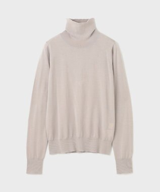 GRACE CONTINENTAL ハイネックニットトップ ベージュ