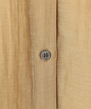 23区 S 【先行予約】リネンミックスシアースラブ オーバーシャツ ベージュ系