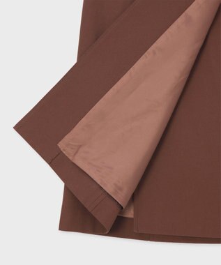 Paul Smith コットンギャバジン Aラインスカート チェスナット