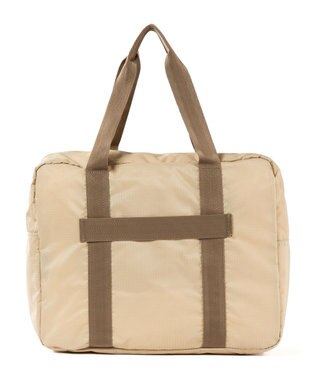 ACE BAGS & LUGGAGE World Traveler  タイヴァス ボストンバッグ 折りたたみ可能 26L 折りたたみ可能 セットアップ可能 ポーチ付き ワールドトラベラー アルコ 旅行 お出かけ 63712 グレージュ