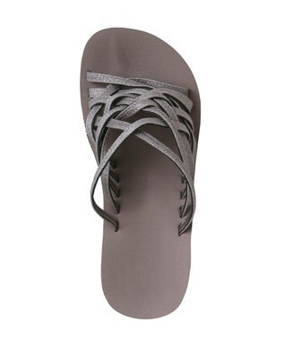 San-ai Resort（三愛水着楽園） 【SALE】グリッター厚底ビーチサンダル【San-ai Resort（サンアイリゾート）】 グレージュ