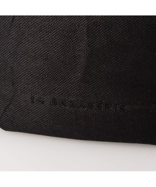 LA BAGAGERIE サイドノット リネンショルダー Sサイズ ブラック
