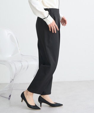 earth music&ecology テーパードパンツ Black