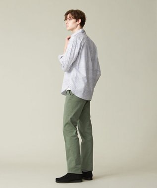 J.PRESS MEN ポプリンマルチチェック ボタンダウンシャツ ネイビー系3