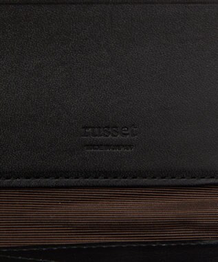russet ミニモノグラムプレートロングウォレット(SO-418) Black