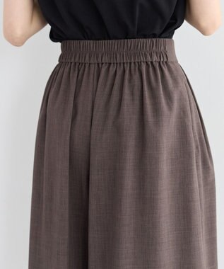 YECCA VECCA 【UVカット】ガウチョパンツ Brown