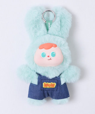 WEGO ぷっくりサロペうさちゃんぬいぐるみキーホルダー