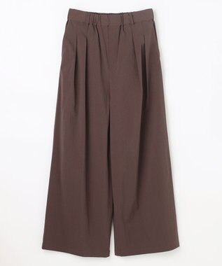 ANY L 撥水ナイロンタックパンツ ブラウン