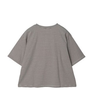 Green Parks 半袖ボーダーロゴＴＥＥ Brown