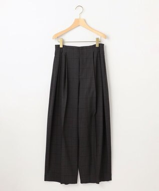 組曲 【加藤ローサさん着用】ハンサムツイルカーヴィーパンツ チャコールチェック系3