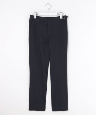 J.PRESS LADIES 【WEB限定カラーあり】セルロースリネンストレッチ テーパード パンツ ネイビー系