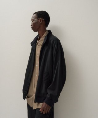 ATON HIGH TWIST NYLON | ハリントンジャケット - UNISEX BLACK
