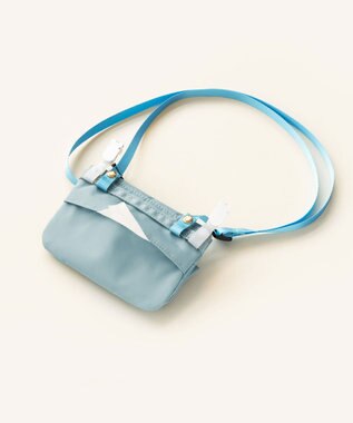 TOCCA BAMBINI 【WEB限定】RIBBON POCKET POUCH SHOULDER ポケットショルダー スカイブルー系