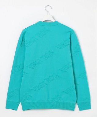 23区GOLF 【MEN】ロゴスポーツニット ターコイズブルー系