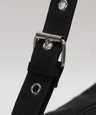 WEGO ハトメベルトBIGショルダー ブラック