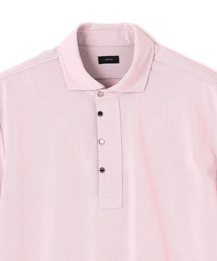 JOSEPH HOMME 【接触冷感】アイスコットンカノコ　ポロ ローズ系