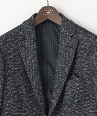 JOSEPH ABBOUD 【キングサイズ・ストレッチ】フランネルジャージ ジャケット グレー系7