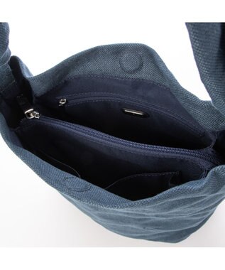 LA BAGAGERIE サイドノット リネンショルダー Sサイズ ネイビー