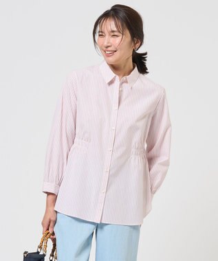 J.PRESS LADIES S 【WEB限定カラーあり】コンパクトエステネージュ シャーリング ブラウス