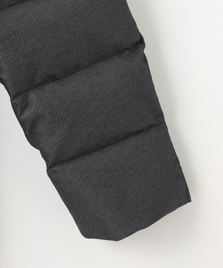 JOSEPH ABBOUD 【撥水/軽量/防風/フード取り外し可/ダウン】インターレースカルゼ  ダウン ブルゾン グレー系