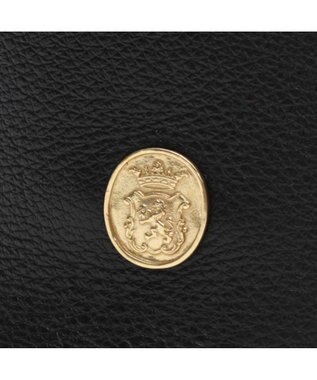 A.D.M.J. 【牛革】クラシックアニルブリロ/アールデコバケットトート18cm(ショルダーストラップ付) ブラック