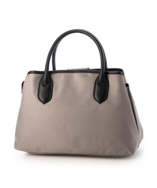 UNBILLION 【テレビ ドラマ着用アイテム】ペルケ perche / ナイロン×牛革付属ユーティリティ2wayトートS ライトベージュ