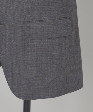 GOTAIRIKU 【御幸毛織】 WOOL×SOLOTEX ストレッチスーツ（平織/グレー） グレー系8