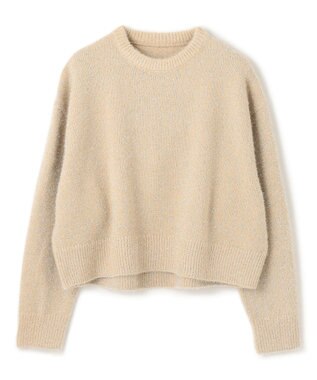 UNFILO L ラメシャギー  ニット ベージュ