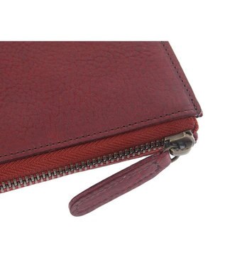 genten トスカ Lファスナー長財布 ワイン