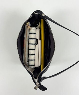 russet 《3/4～価格改定》ソフトレザーシンプルショルダーバッグ(CE-1328-WEB) Black2