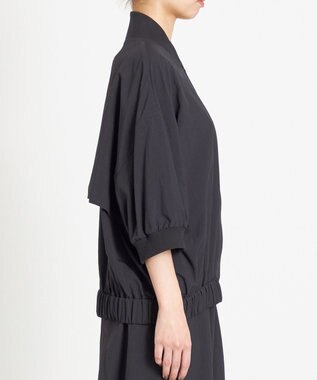 NAVE 【ReNAVE　撥水機能・UVカット・透湿・接触冷感・洗える】ナイロンタスランブルゾン ブラック系