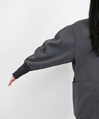 FORFORMO Round Sleeve Cardigan ラウンドスリーブカーディガン チャコールグレー