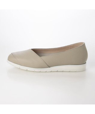 ing <ing>アシンメトリーデザインパンプス ライトグレー