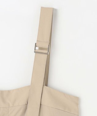 ANY L 【南明奈さんコラボ】撥水サロペット サンド