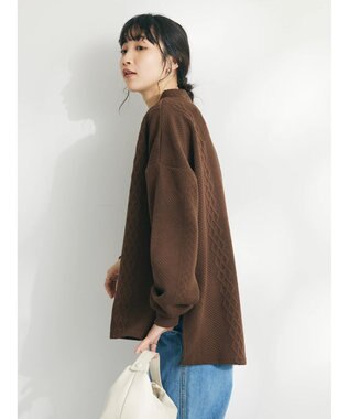 CRAFT STANDARD BOUTIQUE JQカットボリュームスリーブMOCプルオーバー1 Brown