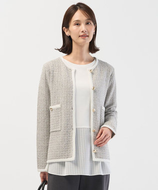 J.PRESS LADIES S NEW TWEED ニット ジャケット