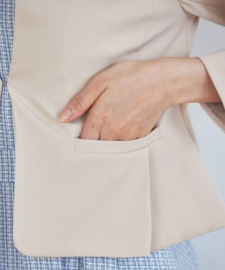 Tiaclasse 【新色追加・洗える】タックポケットジャレロ ベージュ