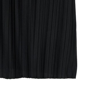 JOSEPH 【洗える】プリーテッドジャージー　ラウンドネックTシャツ Black