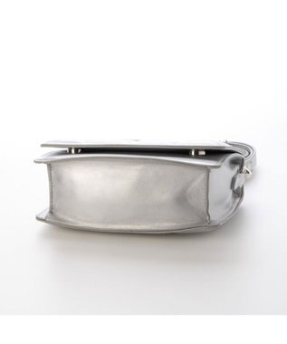 UNBILLION カシュカシュ cachecache / ブロック型押し2wayチェーンショルダー シルバー